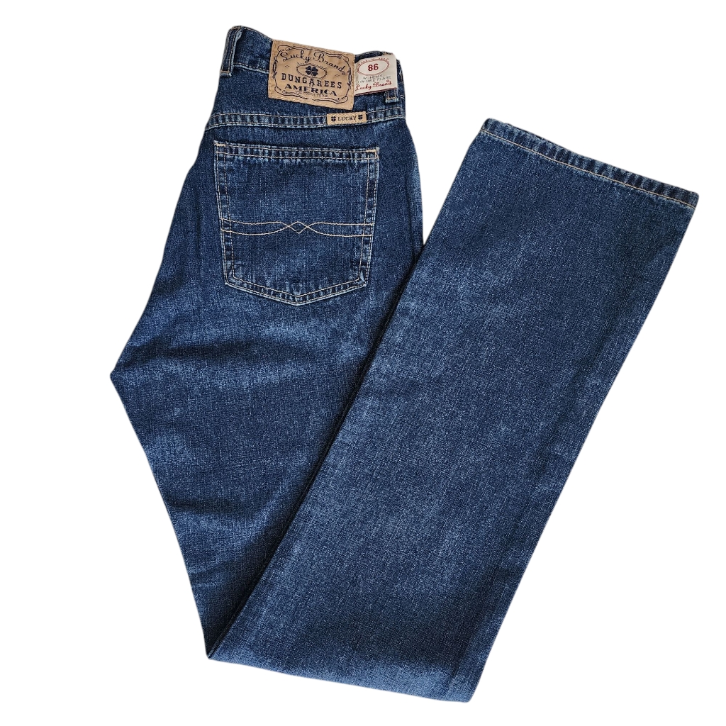 Lucky Brand Dungagees Of America Low Rise Flare 86 Sz 628 Vintage